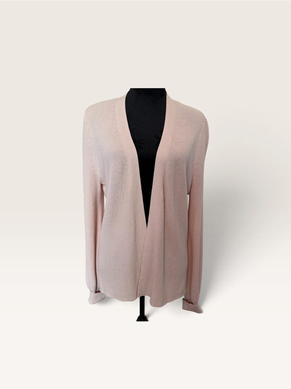 LOFT Light Pink Open-Front Women's Cardigan Sweater